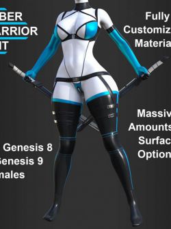服装 Cyber Warrior Suit for Genesis 8 Female & G9