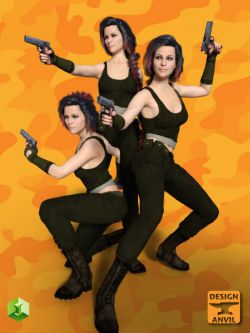 46077 姿态 G8F 枪手姿态 DA Hand Gun and Poses for Genesis 8 Female