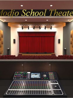 143115 场景 学校剧院 Modjo School Theater