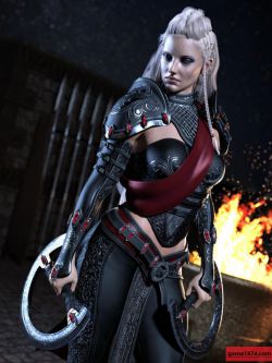 81316 服装 幻想 Samarah Shadow Rogue Outfit for Genesis 8.1 Females